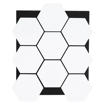 Акустическая панель Panex Шестигранник (Соты) Белый 600×705×18 мм